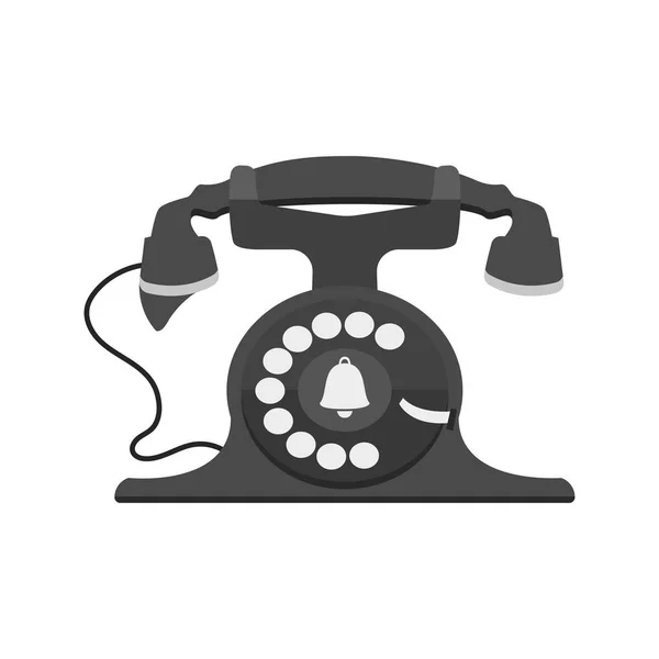 Telefono vintage vettoriale icona . — Vettoriale Stock
