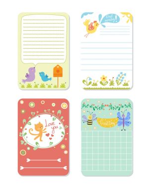 Şirin elle çizilmiş doodle doğum günü parti bebek duş kart broşür davetiye karikatür yazdırılabilir şablon arka plan vektör çizim.