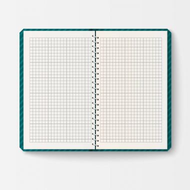 Açık gerçekçi defter sayfaları günlüğü office sayfa şablonu kitapçık ve boş kağıt eğitim boşaltmak Organizatör vektör çizim ile.