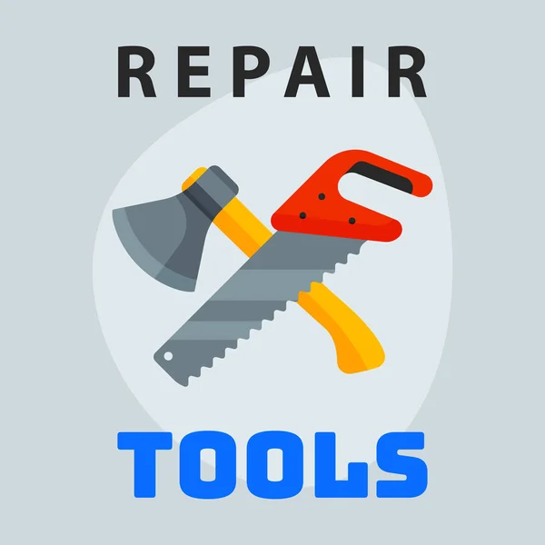 Reparation verktyg hammare murslev ikonen kreativ grafisk design logotyp element och service konstruktion arbete business underhåll utrustning vektorillustration. — Stock vektor