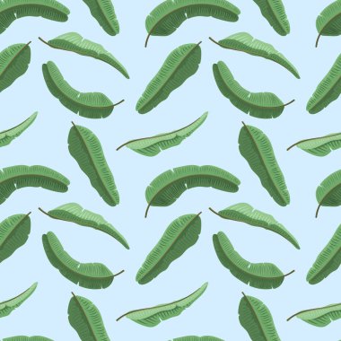 Yaprakları vektör çizim ile Seamless Modeli.