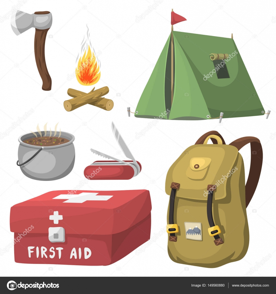 https://st3.depositphotos.com/10665628/14956/v/1600/depositphotos_149560880-stock-illustration-hiking-camping-equipment-base-camp.jpg