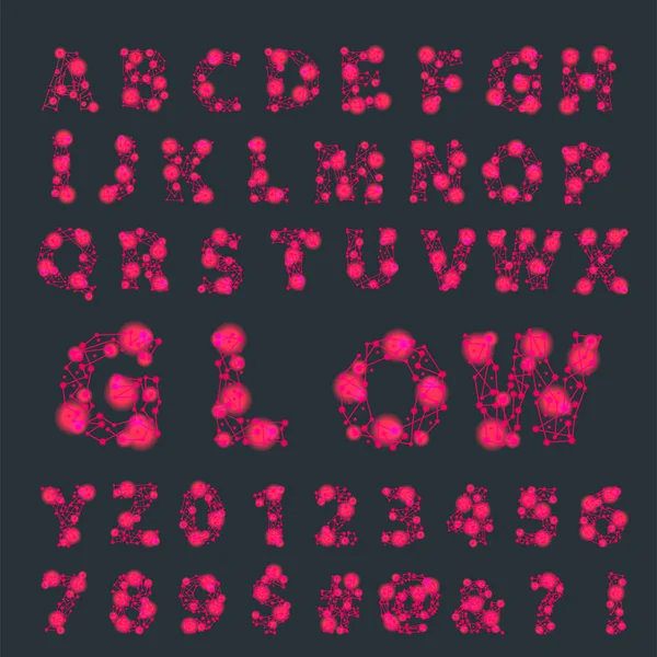 Script de tipo de letra de alfabeto de espaço de fonte com ilustração tipográfica vetor gráfico moderno de design minimalista. — Vetor de Stock