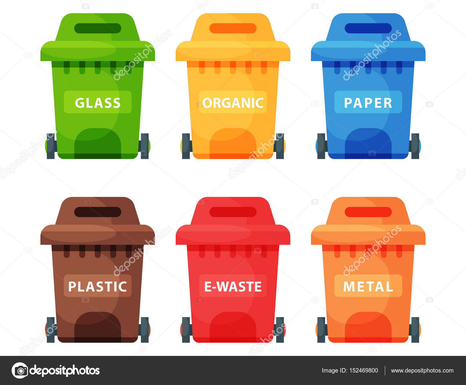 タイヤ管理産業利用を袋ゴミ要素ゴミのリサイクル廃棄物がベクトル イラスト ストックベクター C Vectordreamsmachine