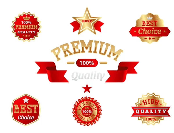Ensemble de badges vectoriels boutique vente de produits meilleur prix autocollants étiquette publicitaire symbole discount promotion illustration vectorielle . — Image vectorielle
