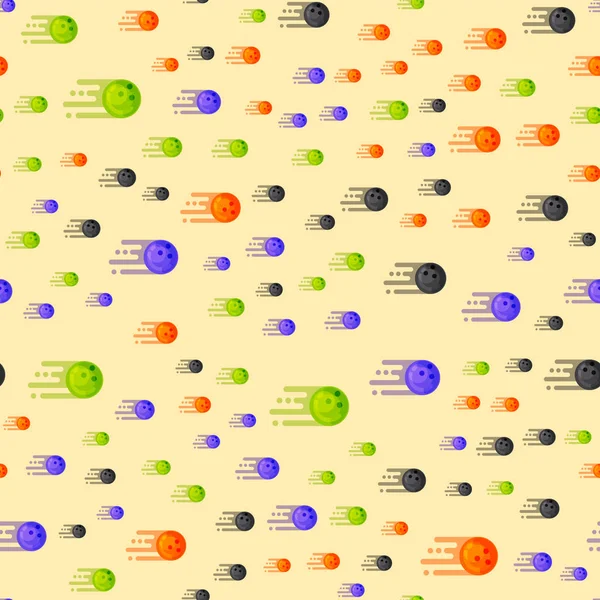 Başarı ekipman şampiyon illüstrasyon vektör amblem tasarımı seamless modeli öğe tasarım Spor Ligi Bovling takımlar.