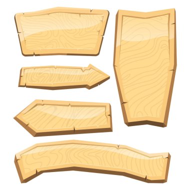 Dizin ahşap tabela yol panosu ahşap tablet gösteren dizin ok ucu yolu vektör çizim