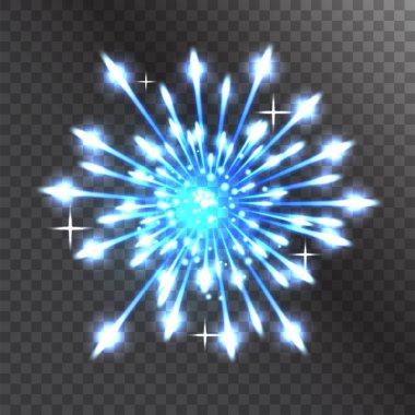 Havai fişek vektör illüstrasyon kutlama tatil olay gece patlama ışık şenlikli partisi