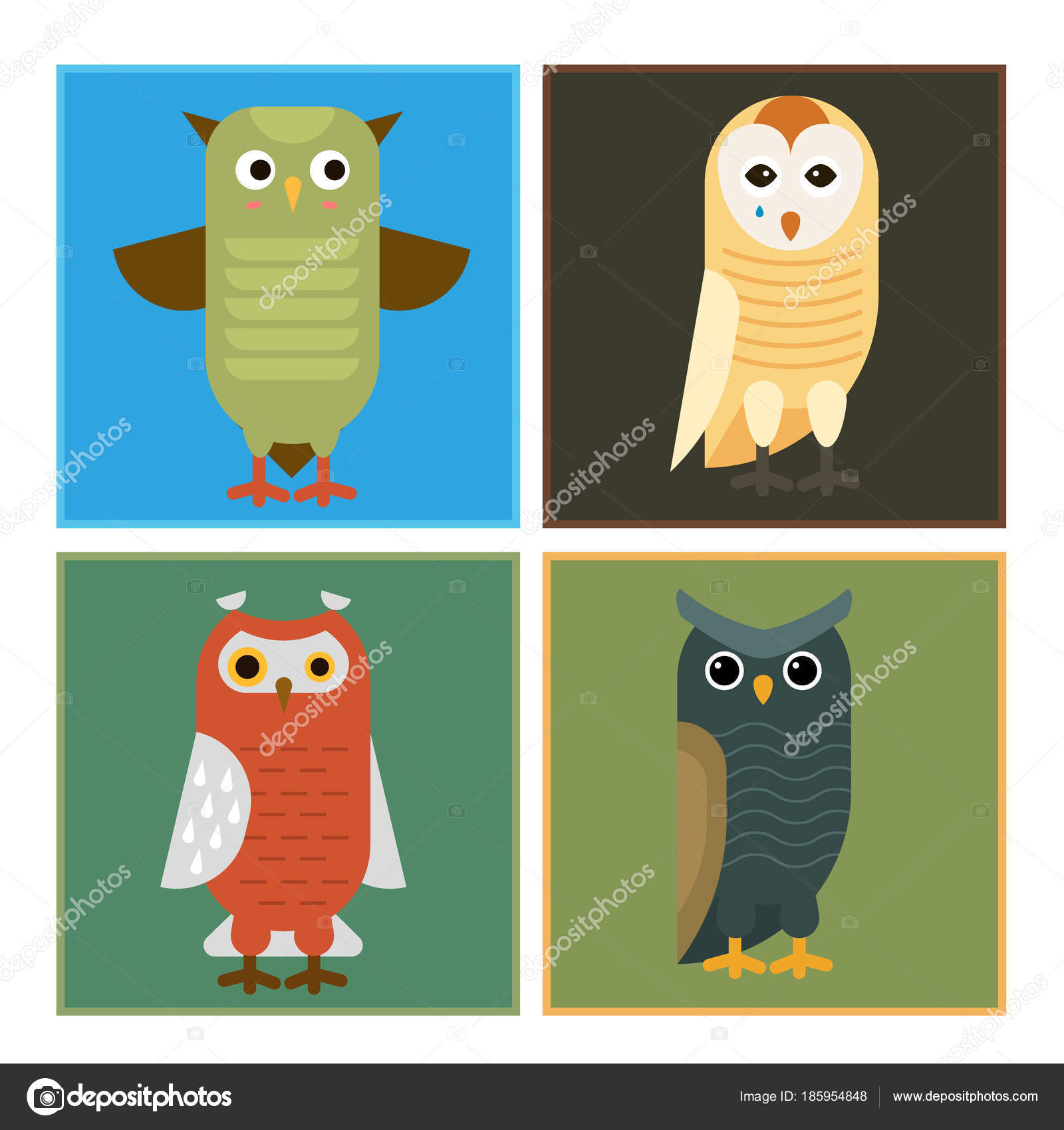 無料ダウンロードイラスト フクロウ 画像 フリー 動物ゾーン