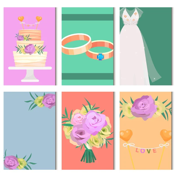 Vetor de cartão de convite de casamento salvar a suíte de data com modelos de flores dia casamento artesanal lettering impressão design ilustração —  Vetores de Stock
