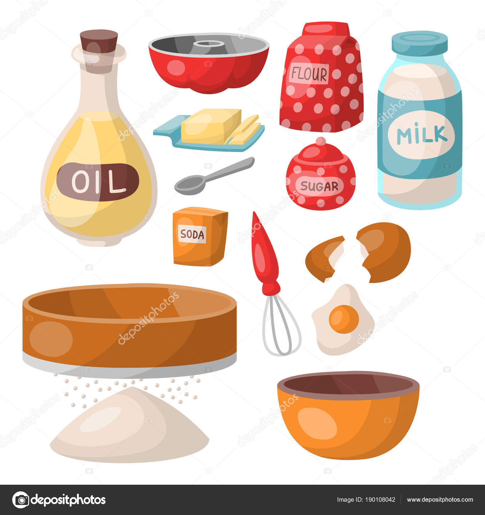 Baking pastry prepare cooking ingredients kitchen utensils homemade