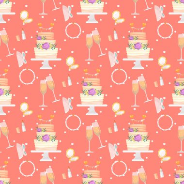 Düğün pastası pasta vektör elle çizilmiş stil tatlı tatlı ekmek töreni lezzetli tatlı tatlı pasta çizim.