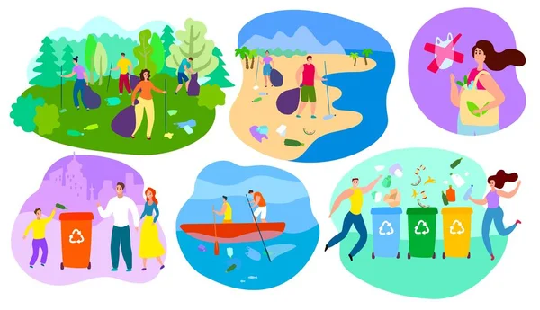 ᐈ Dibujo de playa contaminada vectores de stock, ilustraciones basura