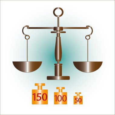 Gri pirinç ölçekler (Terazi) 