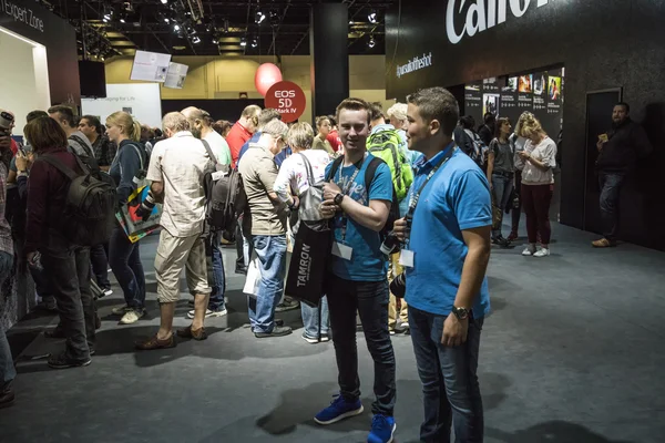 The Photokina 2016 takes place in the Koelnmesse building in Col — Stock Photo, Image