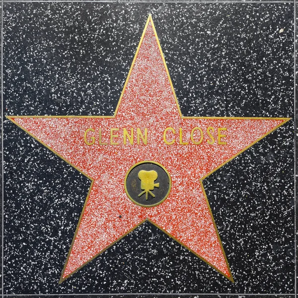 Гленн закриває зірка на Голлівудська Алея слави — стокове фото