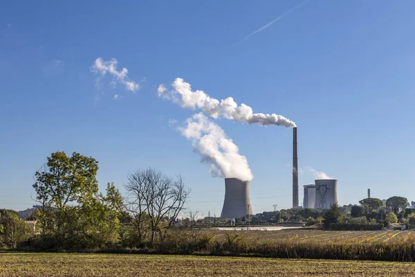 Centrale elettrica Provenza a Gardanne — Foto Stock