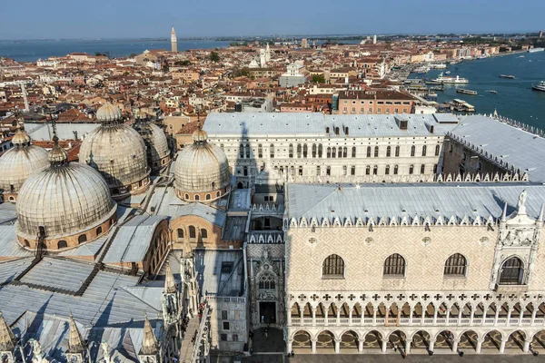 Letecký pohled na Benátky, Itálie — Stock fotografie