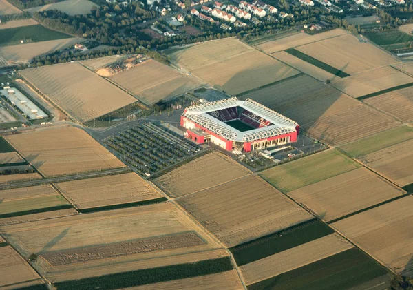 Antenne von coface oder opel arena in mayence — Stockfoto