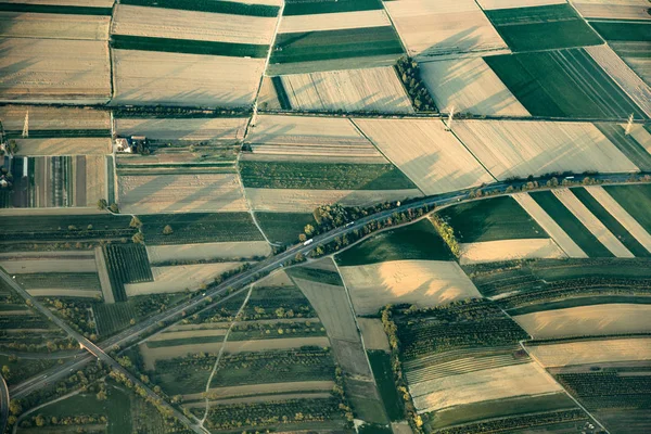 Антенна сельской местности вблизи Майенса — стоковое фото