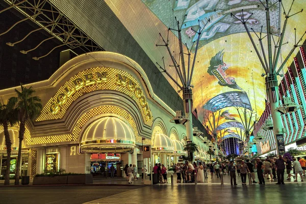 Golden Nugget โรงแรมและคาสิโนในตัวเมืองลาสเวกัส — ภาพถ่ายสต็อก