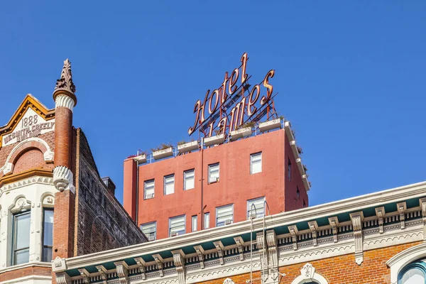 San Diego gaslamp Quarter tarihi evlerin dış cephe — Stok fotoğraf