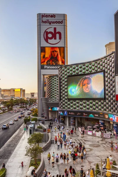 Näkymä Strip, kuuluisa kasino mailin Las Vegasissa — kuvapankkivalokuva