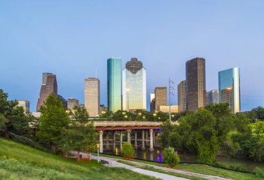 görüntülemek şehir houston geç öğleden sonra