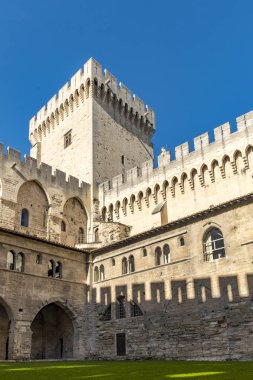 Papalar Sarayı Avignon, Provence, Fransa.