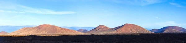 Parco Nazionale Timanfaya a Lanzarote, Isole Canarie, Spagna — Foto Stock