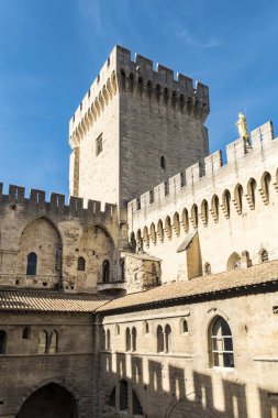 Papalar Sarayı Avignon, Provence, Fransa.