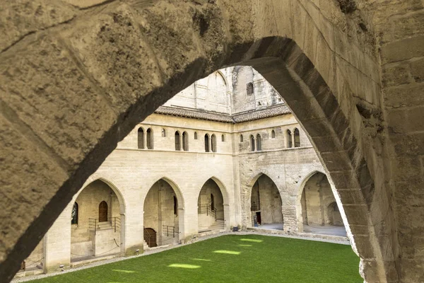 Papalar Sarayı Avignon, Provence, Fransa. — Stok fotoğraf