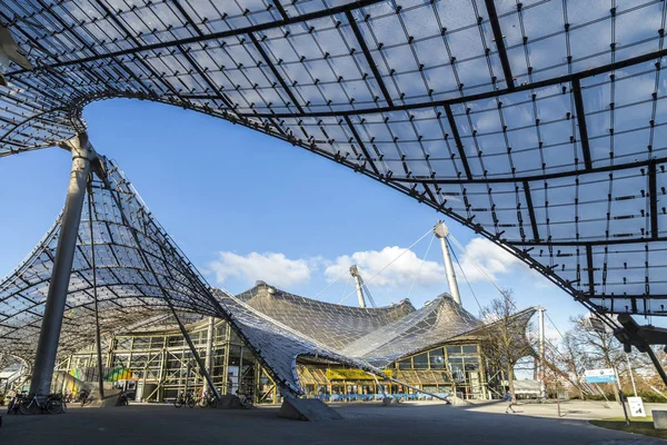 Roof of the stadium of the Olympiapark — Stock Photo, Image