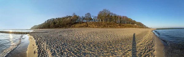 Paisagem de dunas no mar báltico em Koserow, Usedom — Fotografia de Stock