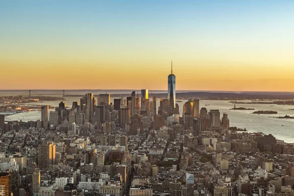 Uitzicht van de skyline van New York — Stockfoto