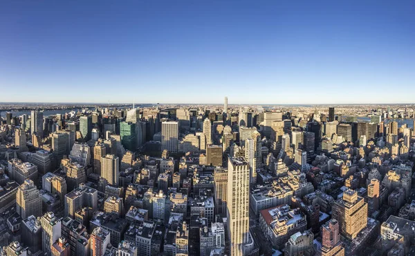 Θέα στον εντυπωσιακό ορίζοντα της Νέας Υόρκης — Φωτογραφία Αρχείου