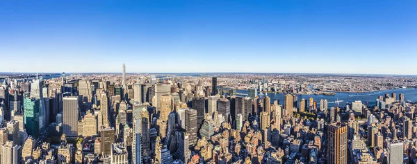 Odlesky panorama pohled z New Yorku — Stock fotografie