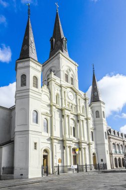Güzel Saint Louis Katedrali yeni Orl Fransız Mahallesi
