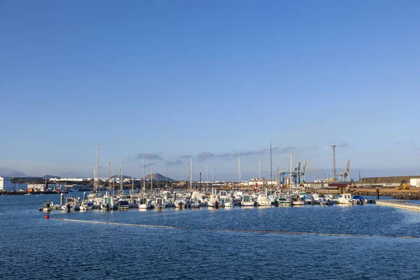 Yacht harbor in Arrecife, Spain — Stock Photo, Image