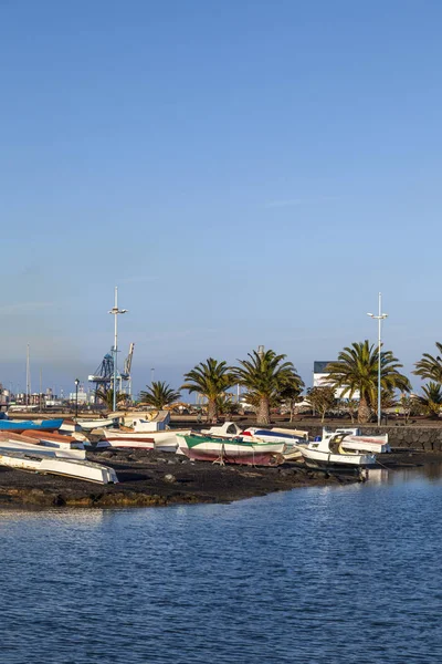 Jacht haven van Arrecife, Spanje — Stockfoto