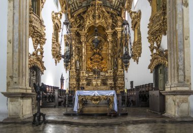 The Baroque architecture of Carmo Church in Olinda clipart