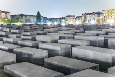  Berlin, Almanya 'daki Soykırım Anıtı. 