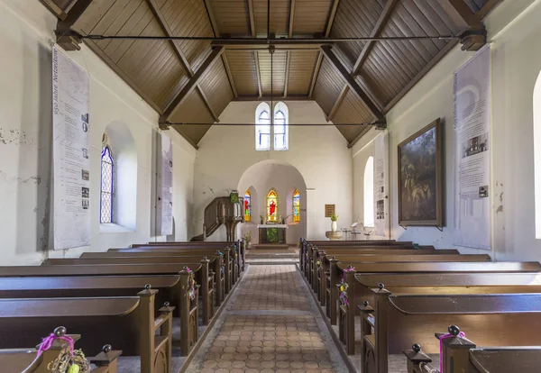 Old church of Netzelkow from inside — Stock Photo, Image