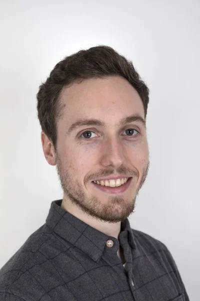 Handsome young man with beard — Stock Photo, Image