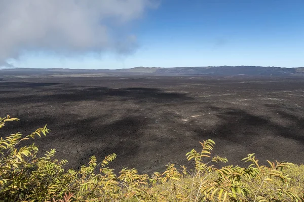 Sopečná krajina v Sierra Negra na Galapágy v E — Stock fotografie