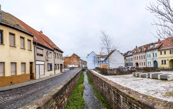 Vista panorámica de edificios en Eisleben —  Fotos de Stock