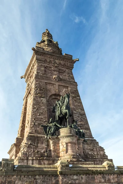 Wilhelm I Monumento em Kyffhaeuser Mountain Thuringia, Alemanha — Fotografia de Stock