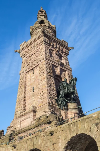 Wilhelm I monumentet på Kyffhaeuser Mountain Thüringen — Stockfoto