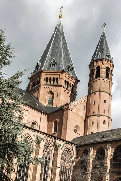 Mainzer Dom catedral de Maguncia en Alemania —  Fotos de Stock