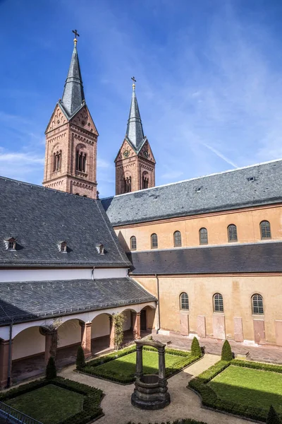 Famous benedictine cloister in Seligenstadt, Germany — Stock Photo, Image